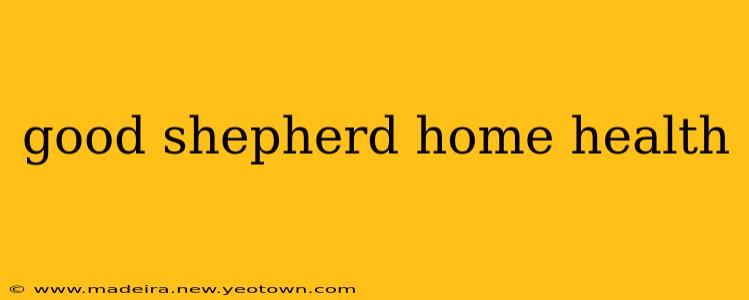 good shepherd home health