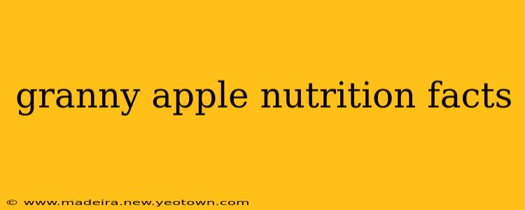 granny apple nutrition facts
