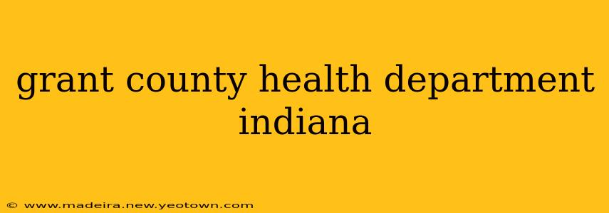 grant county health department indiana