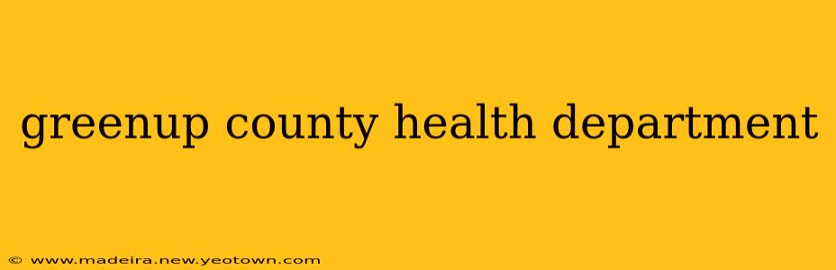 greenup county health department