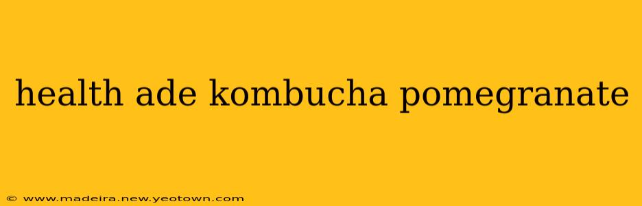 health ade kombucha pomegranate