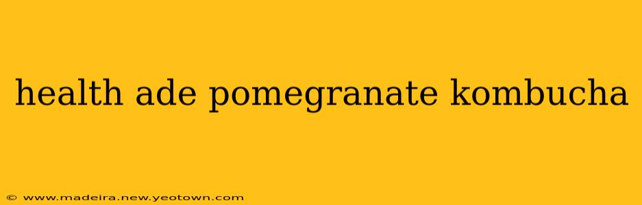 health ade pomegranate kombucha