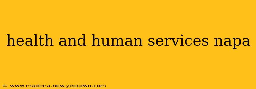 health and human services napa