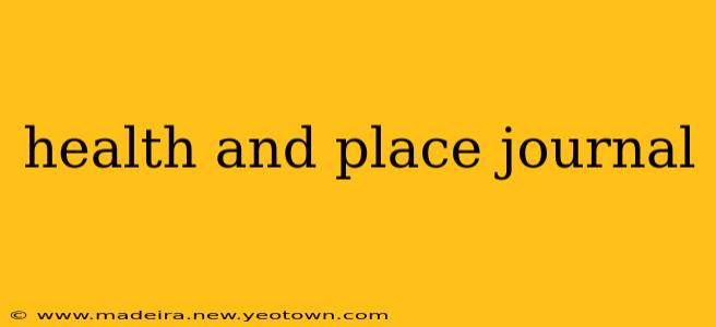 health and place journal