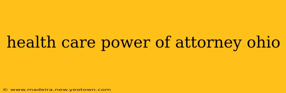 health care power of attorney ohio