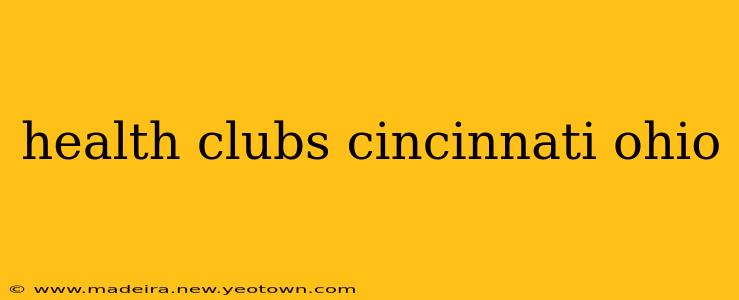 health clubs cincinnati ohio