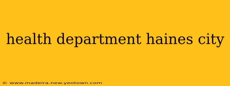 health department haines city