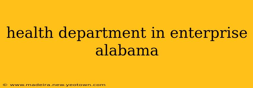 health department in enterprise alabama