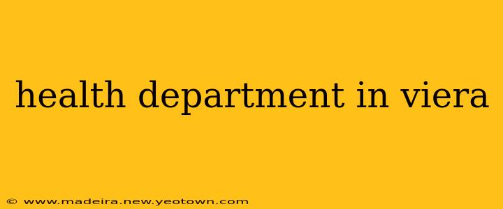health department in viera