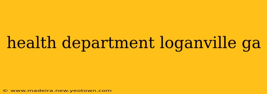 health department loganville ga