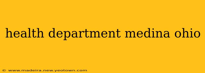 health department medina ohio