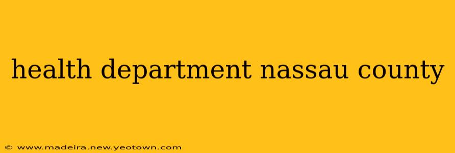 health department nassau county