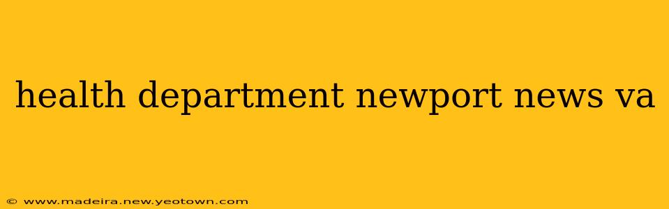 health department newport news va