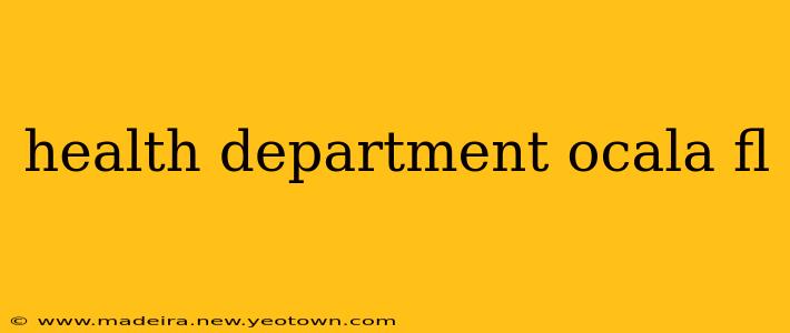 health department ocala fl