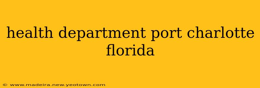 health department port charlotte florida