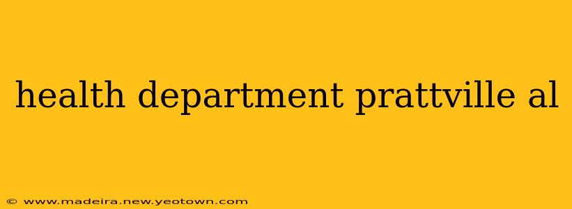 health department prattville al
