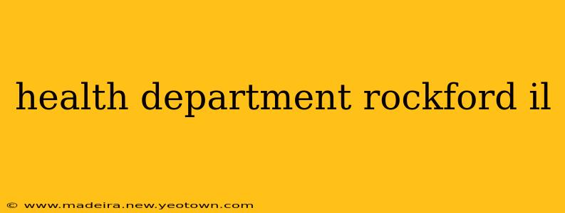 health department rockford il