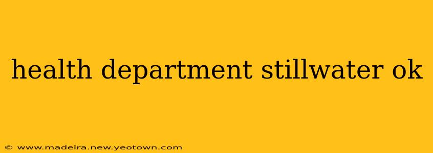 health department stillwater ok
