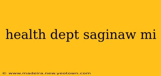 health dept saginaw mi