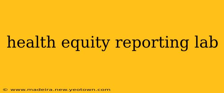 health equity reporting lab