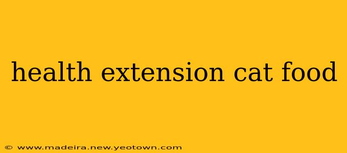 health extension cat food