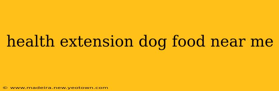 health extension dog food near me