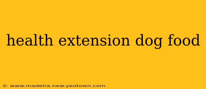 health extension dog food