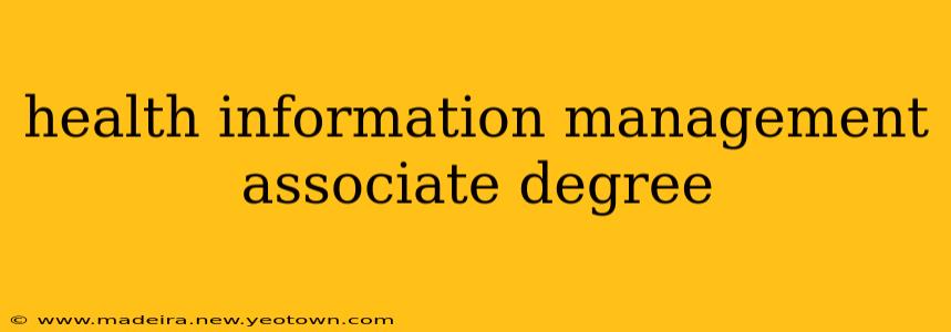 health information management associate degree