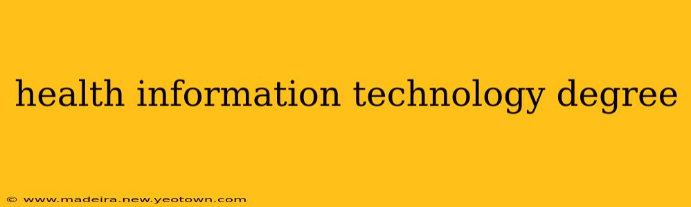 health information technology degree