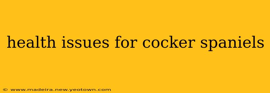 health issues for cocker spaniels