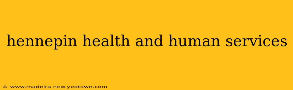 hennepin health and human services