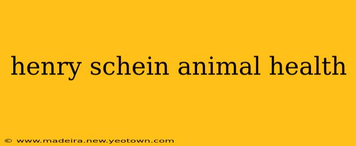 henry schein animal health