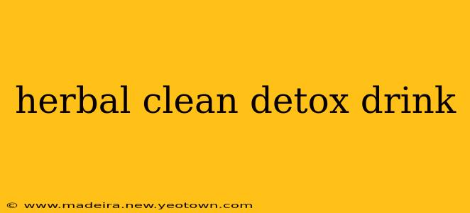 herbal clean detox drink