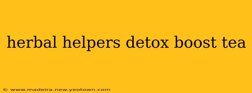 herbal helpers detox boost tea