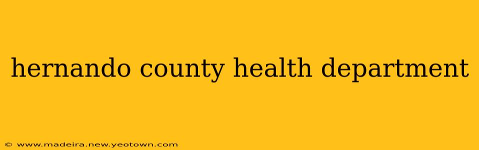 hernando county health department