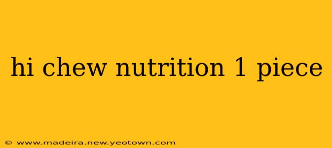 hi chew nutrition 1 piece
