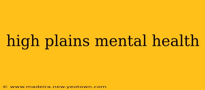 high plains mental health