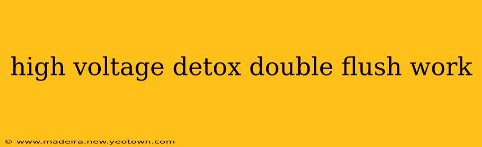 high voltage detox double flush work