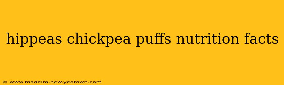 hippeas chickpea puffs nutrition facts