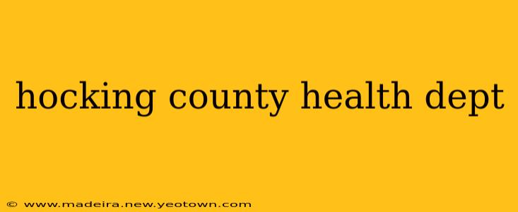 hocking county health dept