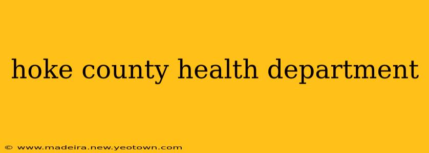 hoke county health department