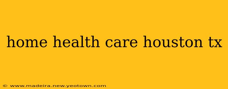 home health care houston tx