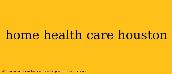 home health care houston