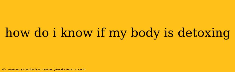 how do i know if my body is detoxing