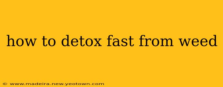 how to detox fast from weed