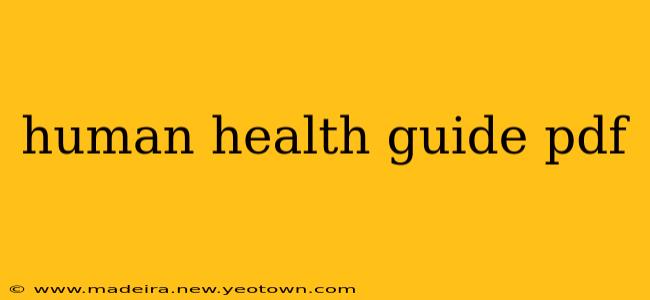 human health guide pdf