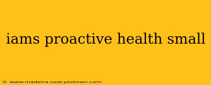 iams proactive health small