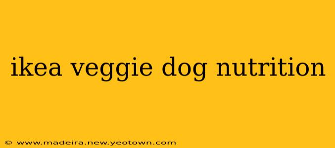 ikea veggie dog nutrition