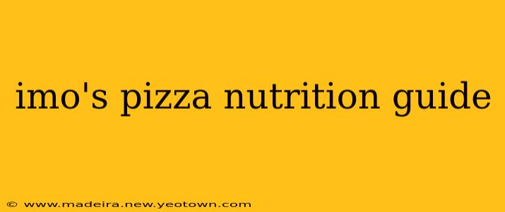 imo's pizza nutrition guide