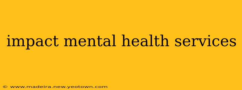 impact mental health services